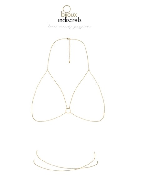 Chaine de poitrine dorée