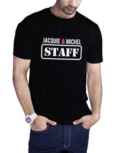 T-shirt Jacquie et Michel Staff - noir