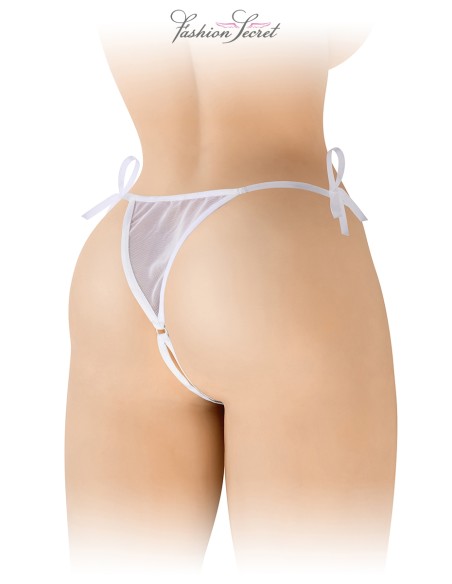 String blanc ouvert à nouer Stella - Fashion Secret String blanc ouvert à nouer Stella - Fashion Secret