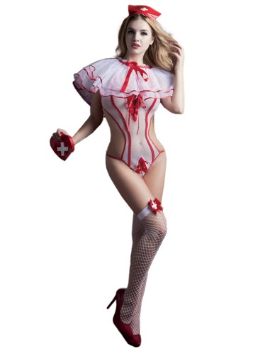 Déguisement infirmière sexy (7 pièces)