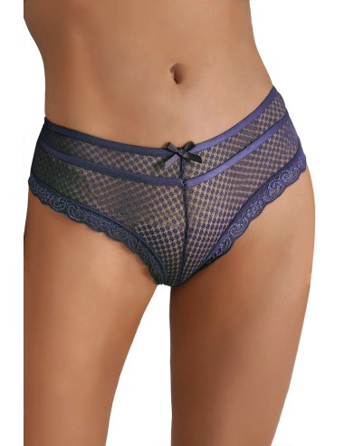 Tanga bleu dentelle - Paris Hollywood