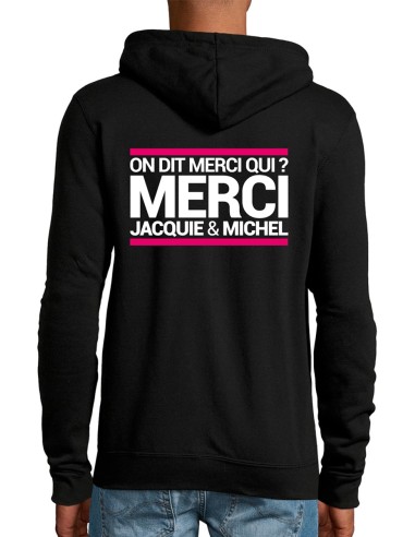 Veste à capuche J&M Merci Qui