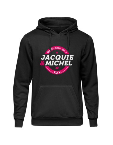 Sweat à capuche J&M logo rond