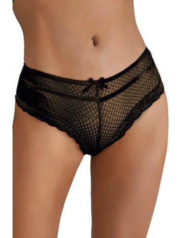 Tanga noir dentelle - Paris Hollywood