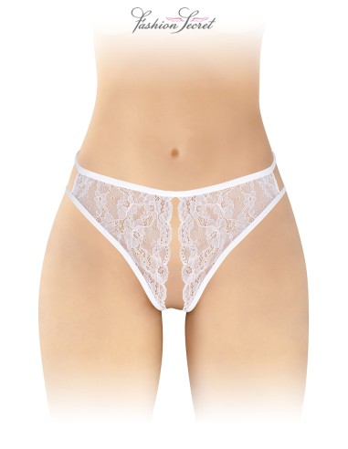 String blanc ouvert Victoria - Fashion Secret